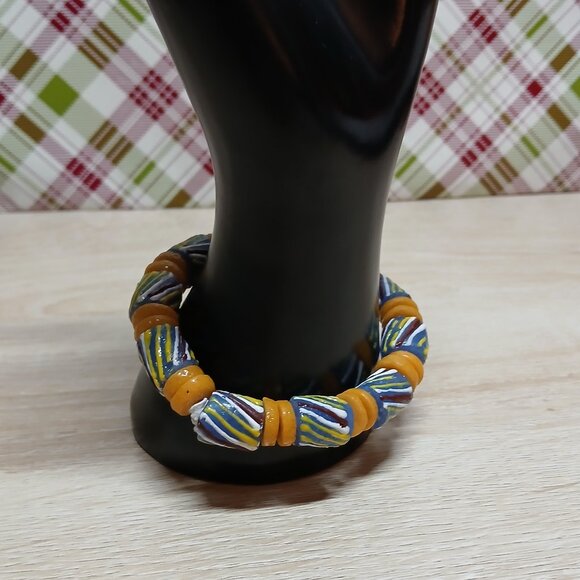 Hand Crafted Chunky Stretchy Resin Beaded Bracelet Fashion Jewelry #41 - Picture 12 of 14